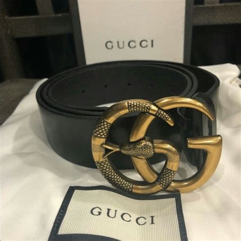 brown gucci belt snake buckle|real Gucci belt gold buckle.